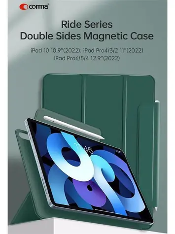 Comma Rider Magnetic Case mořská modrá / Pouzdro / pro Apple iPad Pro 11" M4/M5