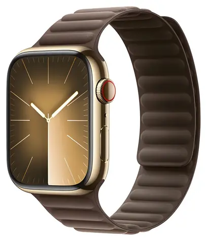 Devia Deluxe Magnetic Fiber taupe / Řemínek / Apple Watch 44/45/46mm / magnetický