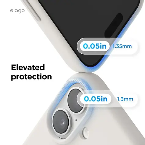 Elago Silicone Case Camera Control světle modrá / Silikonový kryt / Apple iPhone 17 / MagSafe