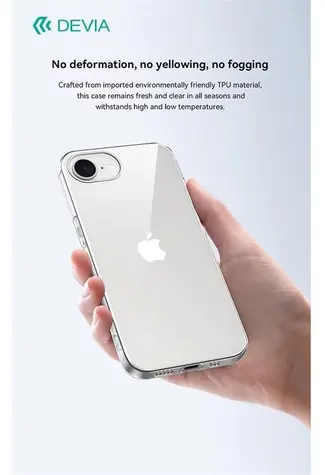 Devia Naked TPU čirá / Kryt / Apple iPhone 16e, 17e