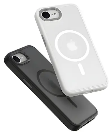 Comma Joy Elegant Magnetic Case bílá / Kryt / Apple iPhone 16e, 17e / magnetický