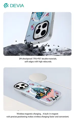 Devia Canvas Series Magnetic Case Magician / Ochranný kryt / iPhone 16 Plus / MagSafe