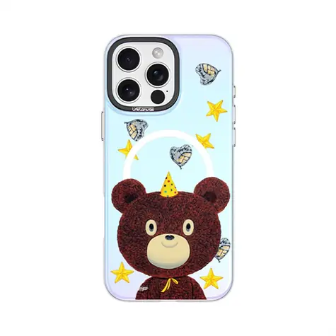 Devia Canvas Series Starry Bear / Magnetický kryt / MagSafe / Apple iPhone 16 Pro