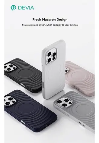 Devia Ripple Magnetic bílá / Kryt pro Apple iPhone 16 Pro Max / TPU / Ochrana proti nárazu