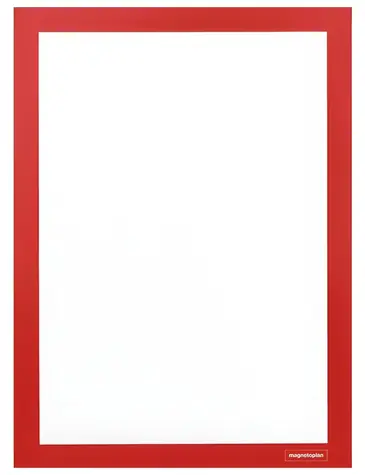 Magnetoplan Magnetofix A4 červená (2 ks) / Magnetický rámeček / samolepicí