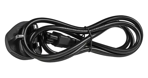 Green Cell KAB21 / Napájecí kabel / Anglická zástrčka - C5 Clover / 1,2 m / 10 A