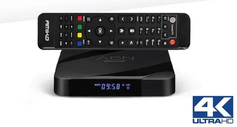 AMIKO A6N OTT / Multimediální přehrávač / 4K / LED displej