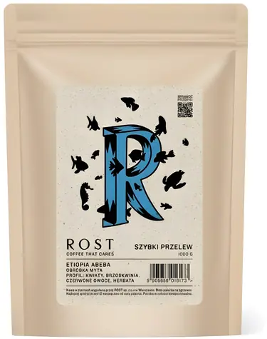 ROST Etiopia Abeba 1 kg / Zrnková káva