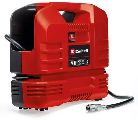 Einhell TC-AC 190 OF Set / Kompresor / 1100W / 190l-m / Tlak 8 bar / Hustilka pneumatik