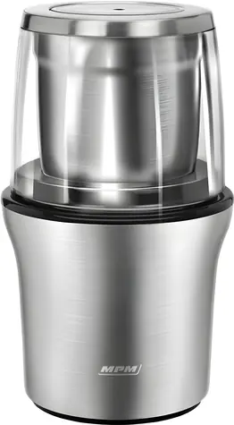 MPM MMK-06M nerezová / Mlýnek na kávu / 200 W / kapacita 70 g