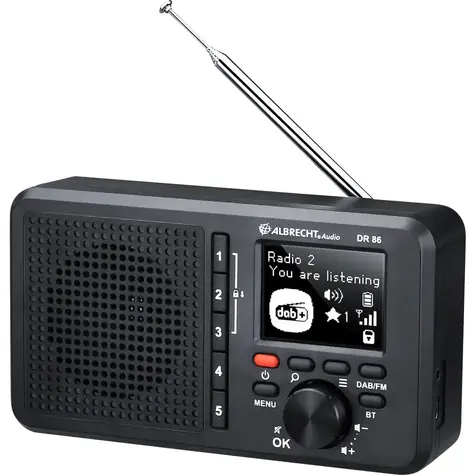 Albrecht DR 86 / Přenosné rádio / FM / DAB+