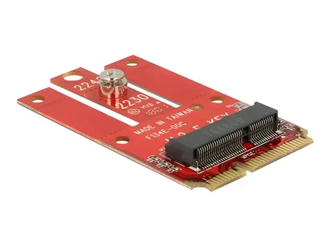 Delock 63909 Mini PCIe > M.2 Key E / Adaptér / Full Height