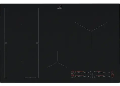 Electrolux EIS87453IZ černá / Indukční varná deska / 77 cm / 7350 W / 4 plotny / dotykové ovládání