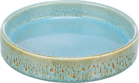 TRIXIE Keramická miska pro kočky modrá / Miska pro kočky / Keramika / 0,25 l / O 15 cm