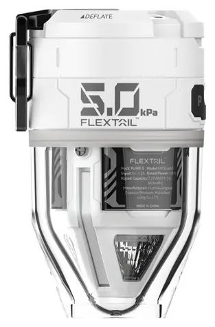 Flextail Max Pump 3 bílá / Přenosná vzduchová pumpa / tlak 5 kPa / 500 l/min