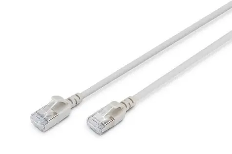 Digitus CAT 6a F/FTP šedá / Patch kabel / 10 m / LSZH / AWG 32/7