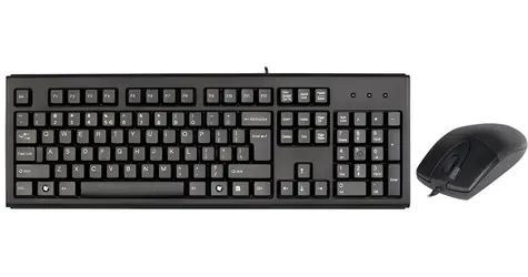 A4Tech KM-72620D černá / Set klávesnice a myši / Drátový / USB / QWERTY