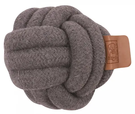 M-Pets Míč Coto bavlněný šedý / Přetahovadlo / Bavlna / O 9,5 cm