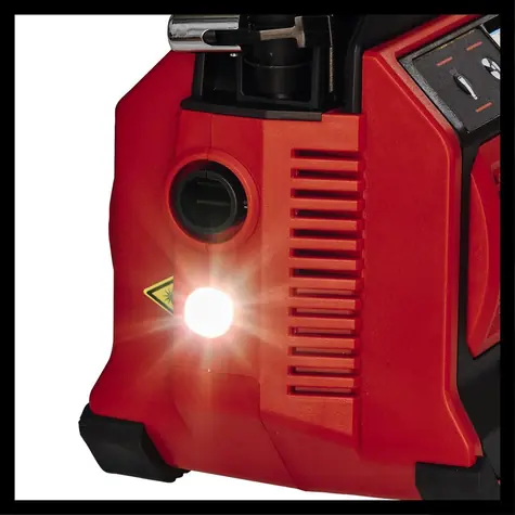 Einhell PRESSITO 18/25 Hybrid červená/černá / Hybridní kompresor / 18V akumulátor nebo 230V / 25 l/min / 11 bar