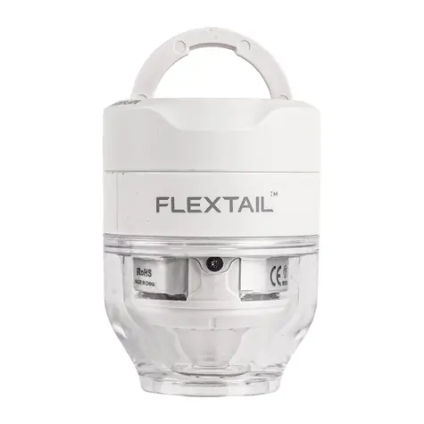 Flextail Tiny Pump 3X bílá / Přenosná vzduchová pumpa / tlak 5 kPa / LED svítilna / USB-C