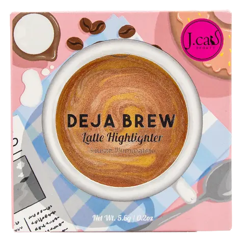 J.CAT BEAUTY Rozjasňovač Deja Brew Latte Café Elevation / Rozjasňovač / Balzámová textura