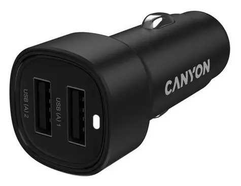 Canyon OnDrive 24 / Autonabíječka / 2x USB-A / 24 W