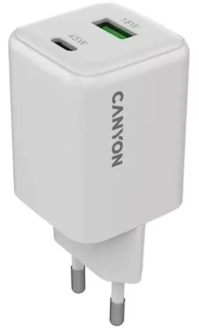 Canyon CU45AC / Nabíječka / 1x USB-C 45W / 1x USB-A 18W