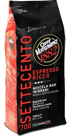 Caffe Vergnano 700 Settecento Espresso Ricco 1 kg / Zrnková káva