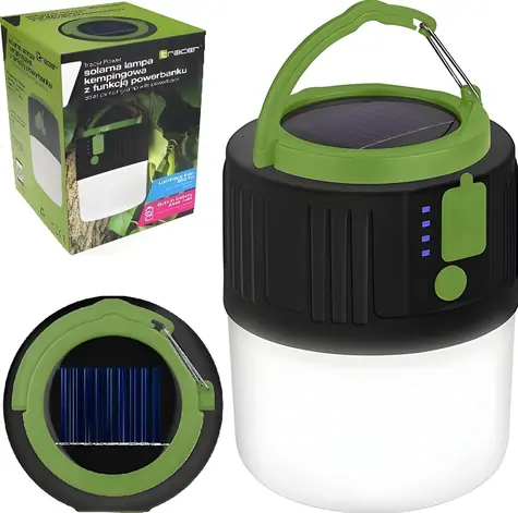 Tracer TRAOSW47141 / Kempingová lampa / solární nabíjení / powerbanka