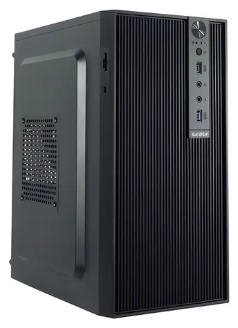 1stCOOL MicroTower STEP 6 ver.2 černá / PC skříň / Bez zdroje / USB 3.2 Gen 1, USB-C Gen 2, čtečka karet