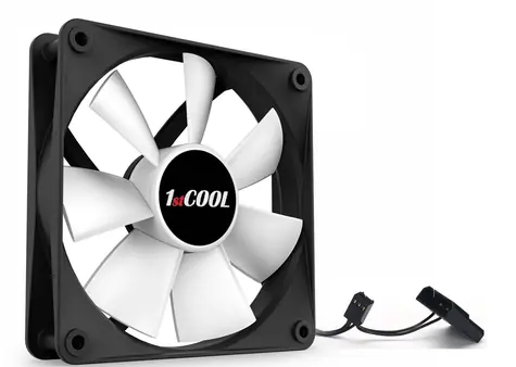 1stCOOL SILENT FAN 120mm / Ventilátor / Hydro bearing / 1200 RPM / 33,3 CFM / 3-pin/Molex