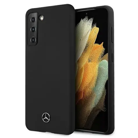 Mercedes Silicone Line černá / Zadní kryt / Samsung Galaxy S21+