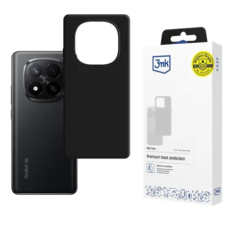 3mk Matt Case Pro černá / Ochranný kryt / Xiaomi Redmi Note 15 Pro+ 5G