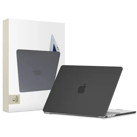 Tech-Protect SmartShell matná černá / Kryt pro MacBook Air 13" / M2 / M3 / 2022-2024