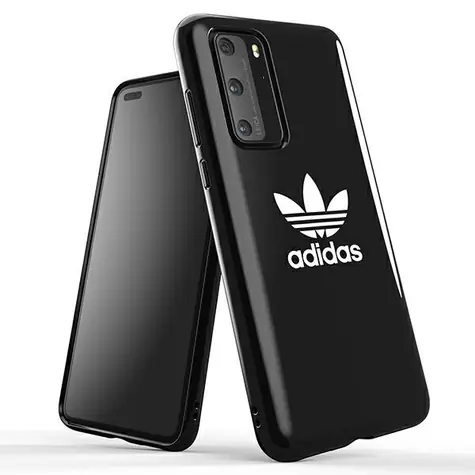 Adidas OR SnapCase Trefoil pro Huawei P40 černá / Ochranný kryt