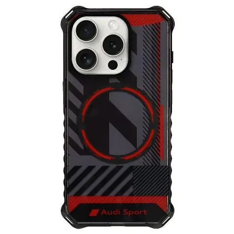 Audi IML Sport černá / Kryt / Apple iPhone 15 Pro / MagSafe