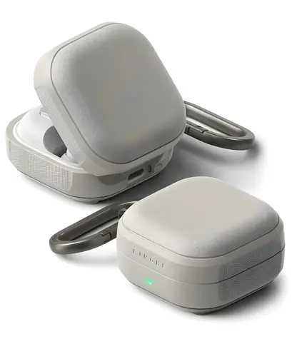 Ringke Onyx Magnetic pro Galaxy Buds4, Buds4 Pro šedé / Pouzdro / Magnetické / Silikon