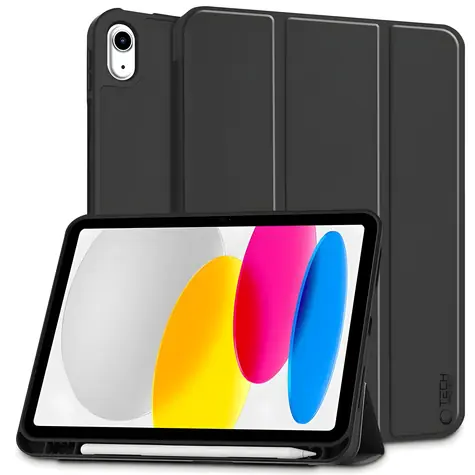 Tech-Protect SC Pen černá / Pouzdro pro Apple iPad 10.9" 2022 / schránka na stylus