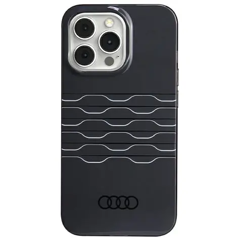 Audi IML MagSafe iPhone 13 Pro Max černá / Zadní kryt / MagSafe / IML