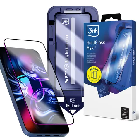 3mk HardGlass Max / Tvrzené sklo / Apple iPhone 15 Pro Max
