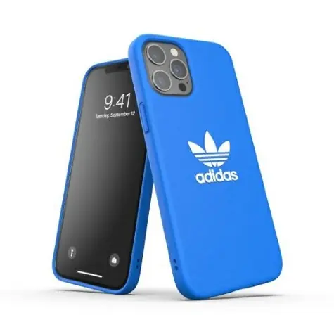 Adidas Moulded Case Basic modrá/bílá / Pouzdro / pro Apple iPhone 12 Pro Max
