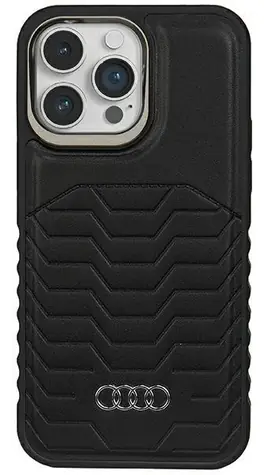 Audi Synthetic Leather MagSafe černá / Zadní kryt / Apple iPhone 14 Pro
