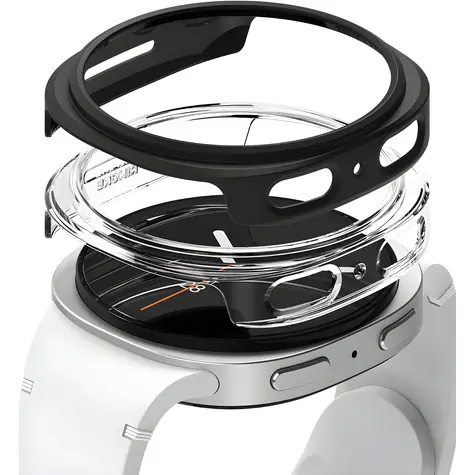 Ringke Slim 2-pack Galaxy Watch 8 44mm transparentní, matná černá / Pouzdro / 2 ks
