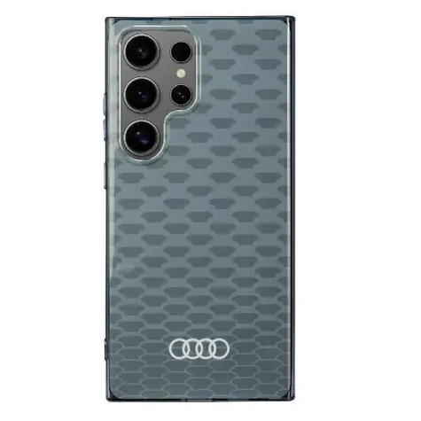 Audi IML Stitching Pattern šedá / Kryt / MagSafe / Samsung Galaxy S24 Ultra