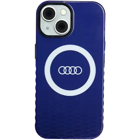 Audi IML Big Logo MagSafe iPhone 13/14/15 modrá / Zadní kryt / MagSafe
