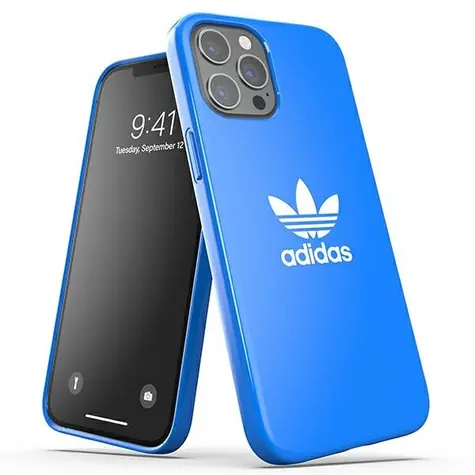 Adidas SnapCase Trefoil modrá / Pouzdro / iPhone 12 Pro Max