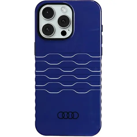Audi IML MagSafe modrá / Kryt / pro Apple iPhone 15 Pro Max