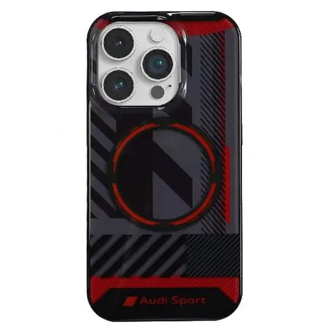 Audi IML Sport MagSafe kryt pro Apple iPhone 14 Pro černá / Kryt / MagSafe / Hardcase
