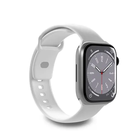 Puro ICON bílá / Řemínek pro Apple Watch / 42/44/45/49 mm / Silikon / 2 ks