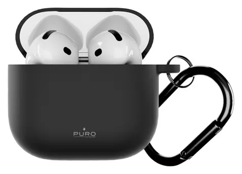 Puro ICON černá / Pouzdro / Pro Apple AirPods 4